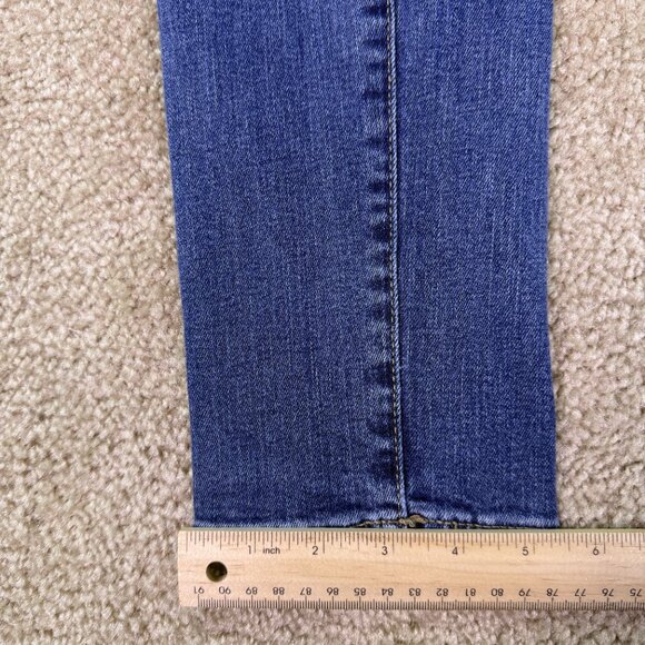 a.n.a a new approach womens high rise skinny jeans denim size 8 30x28 E682 - Picture 12 of 13